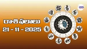 రాశి ఫలాలు – 21 నవంబర్ 2025 Horoscope in Telugu