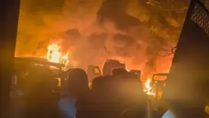 పోలీస్ స్టేషన్‌లో భారీ పేలుడు..ఏడుగురు మృతి