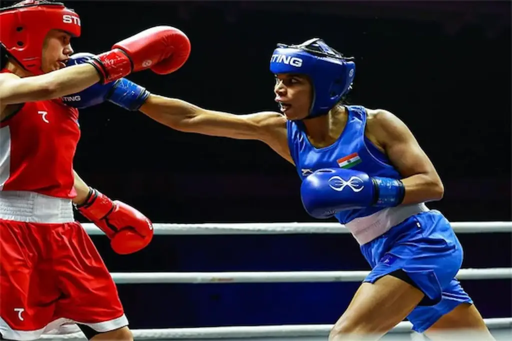 Nikhat Zareen wins gold at World Boxing Cup
