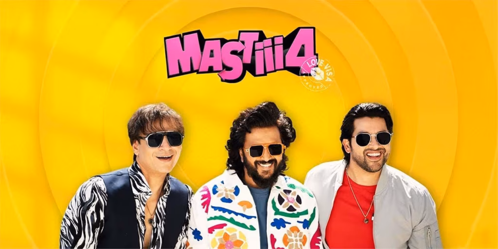 Mastiii 4 review : రితేష్–వివేక్–ఆఫ్తాబ్ త్రయం మళ్లీ పన్‌లతో నిండిన పాగల్ కామెడీకి రెడీ!