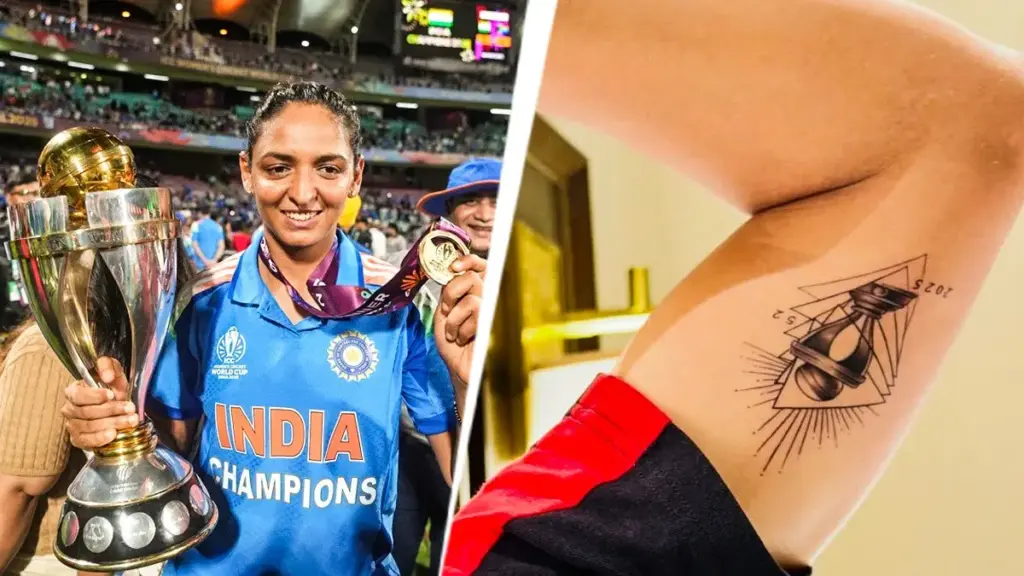 Latest news: Harmanpreet Kaur: వరల్డ్ కప్ ట్రోఫీని టాటూ వేయించుకున్న కెప్టెన్ హర్మన్ ప్రీత్ కౌర్