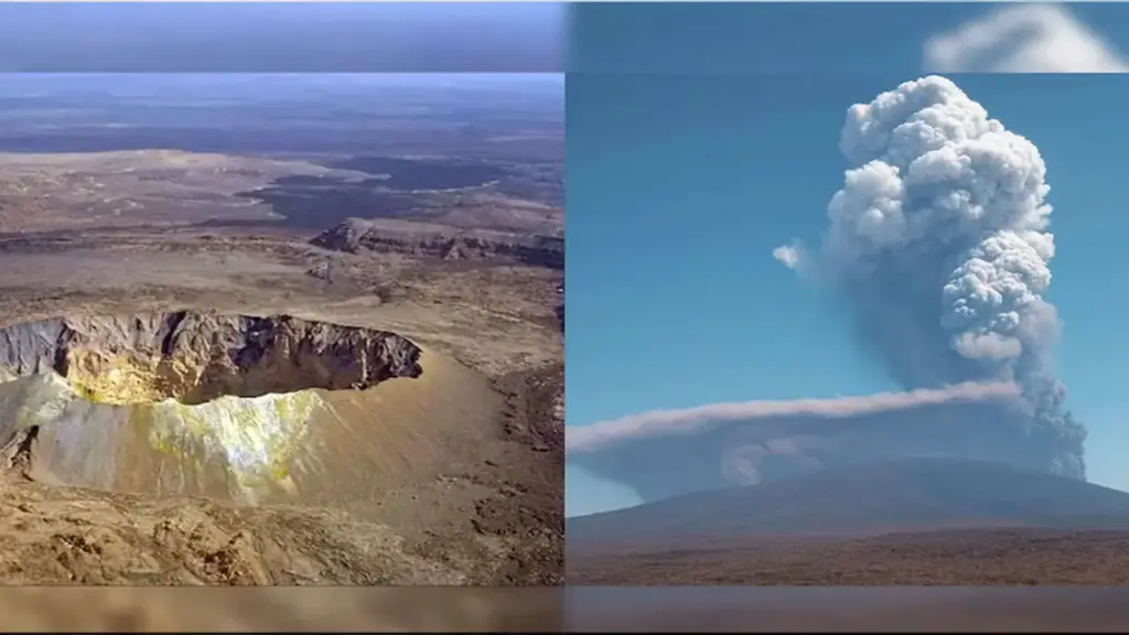 High-altitude ash clouds moving towards China
