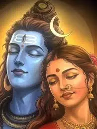 ఉప్పుతో రూపొందించిన అద్భుత శివపార్వతి రూపం!