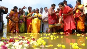 కృష్ణా జలాలతో కుప్పం కల నెరవేర్చారు: భువనేశ్వరి