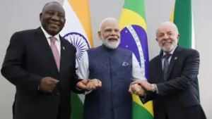 బ్రెజిల్ , దక్షిణాఫ్రికాలకు దగ్గరౌతున్న భారత్