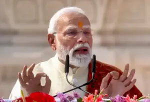 రాబోయే వేల శ‌తాబ్ధాల‌కు ఈ జెండా రాముడి విలువ‌ల‌ను చాటుతుంది : ప్ర‌ధాని మోదీ