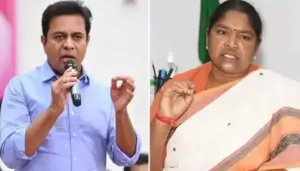 కేటీఆర్ హరీష్‌రావులపై నిప్పులు చెరిగిన మంత్రి సీతక్క