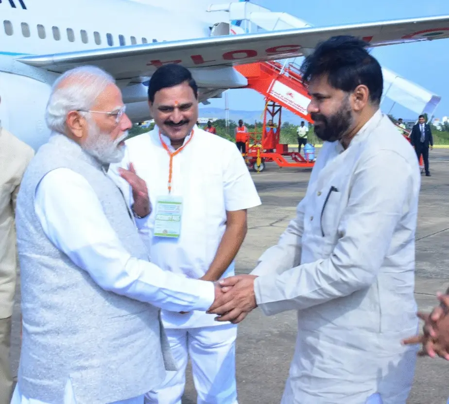 Prime Minister Modi in Puttaparthi