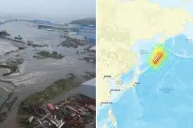 జపాన్‌లో భారీ భూకంపం – సునామీ హెచ్చరికలు