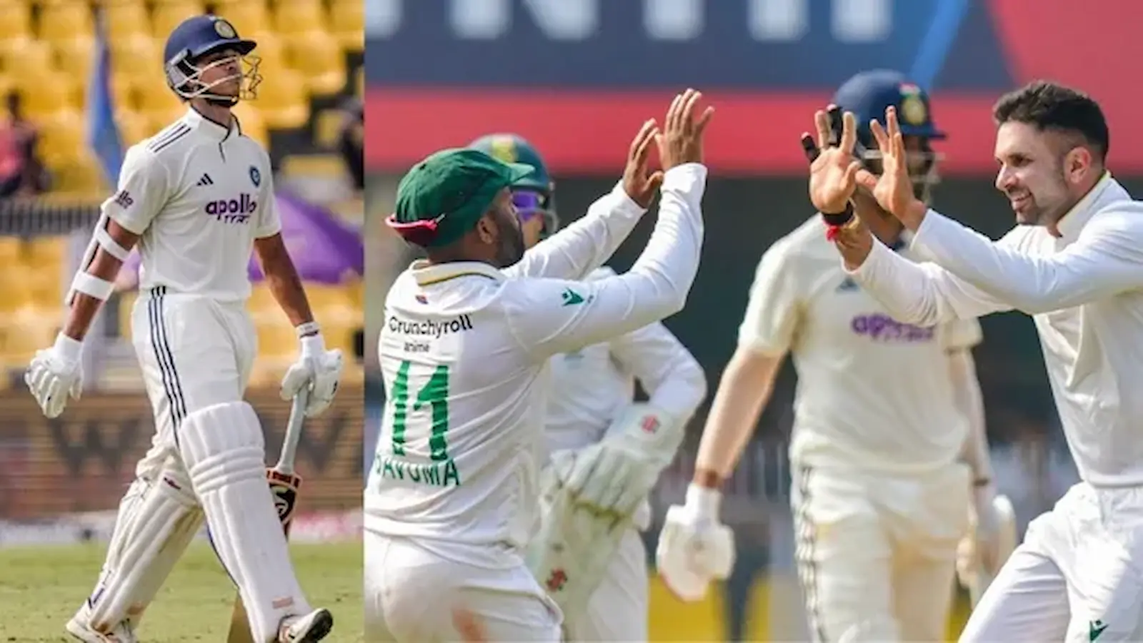 IND vs SA: వరుసగా పెవిలియన్ కు క్యూ కట్టిన భారత ప్లేయర్లు