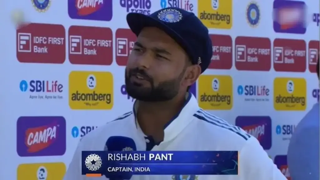 What did Pant say about the defeat?