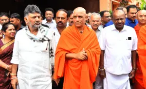 DKకి ఆదిచుంచనగిరి మఠాధిపతి నిర్మలానందనాథ మద్దతు