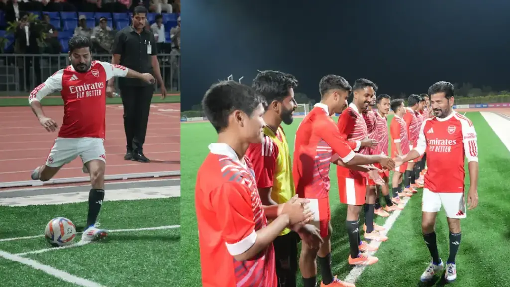 CM Revanth is preparing for the match with Messi.