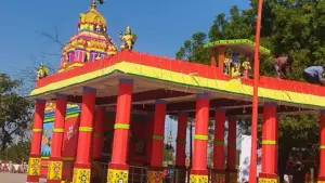 నిర్మల్ జిల్లా ధర్మారం గ్రామంలో కోతి దేవుడి జాతర!