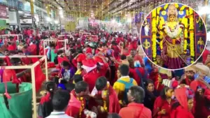 దుర్గమ్మ నినాదాలతో మార్మోగుతున్న బెజవాడ