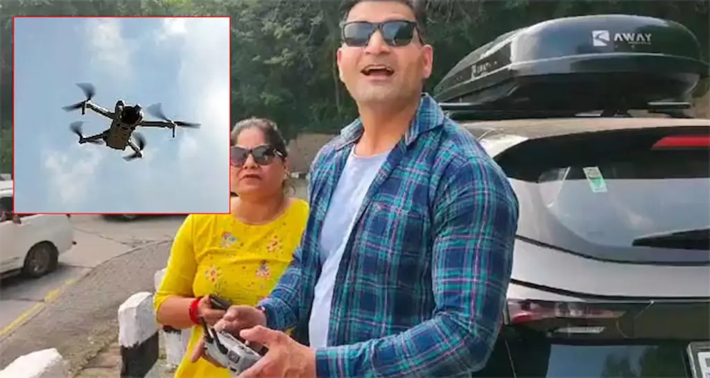 Drone chaos in Tirumala..