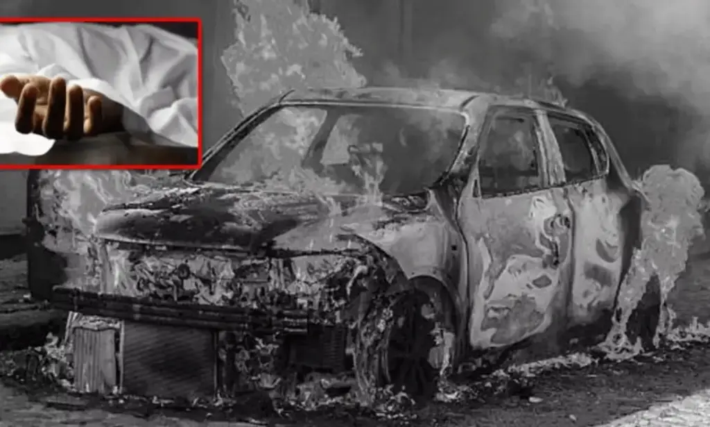 గోనె సంచిలో యువకుడిని కట్టి కారులో సజీవదహనం..