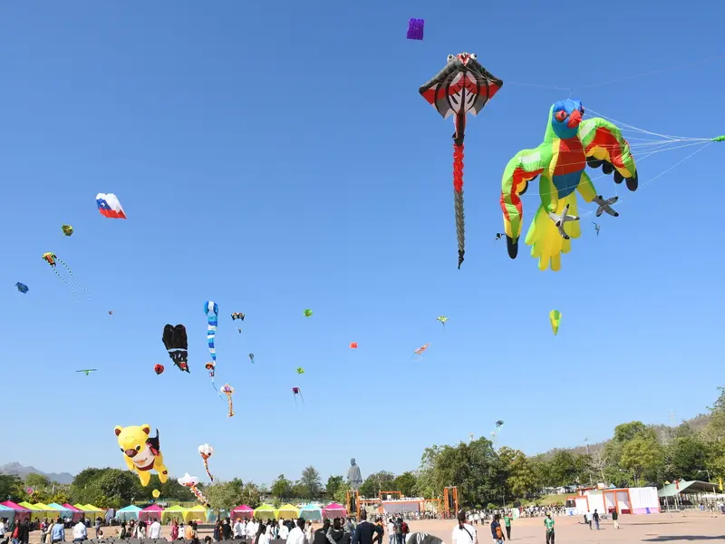 International Kite Festival: జనవరి లో పతంగుల పండుగ