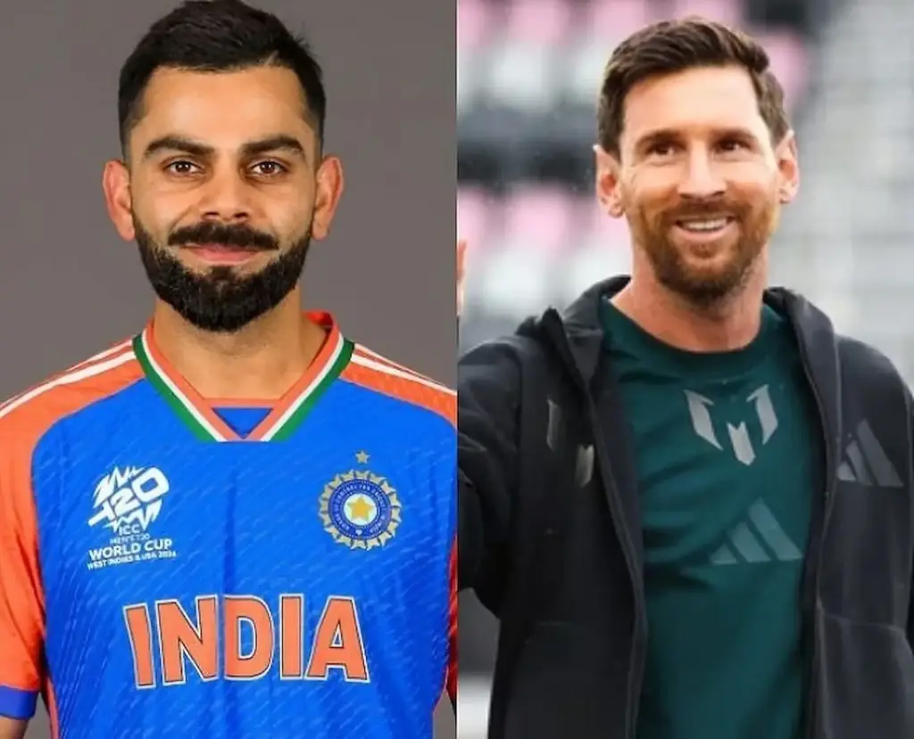 Kohli back home.. just to meet Messi?