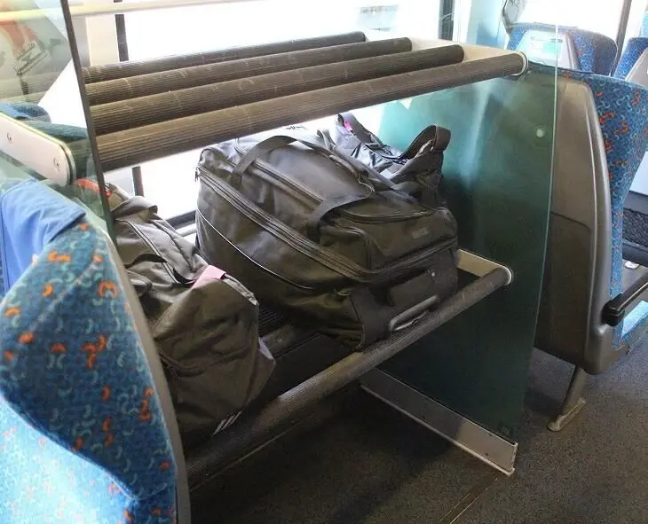 Charges for excess baggage on trains