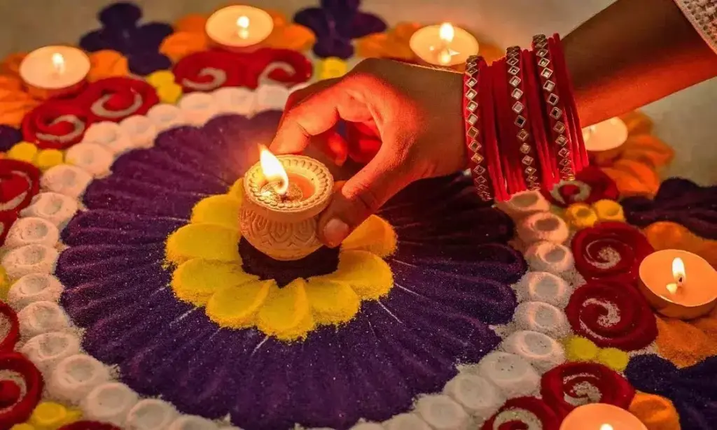A rare tribute to the festival of Diwali