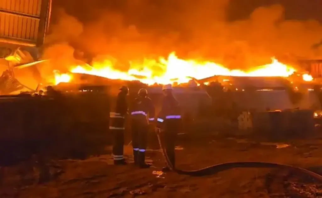 AP: Massive fire accident in Gudivada