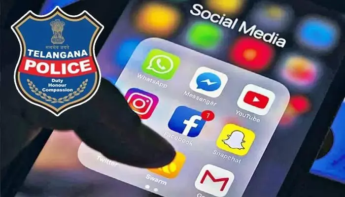 సోషల్ మీడియా నెటిజన్లకు పోలిసుల హెచ్చరికలు