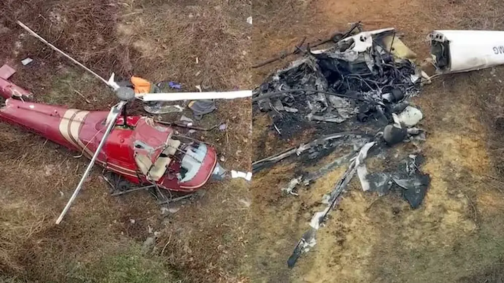 America: రెండు హెలికాప్టర్లు ఢీ.. వీడియో వైరల్