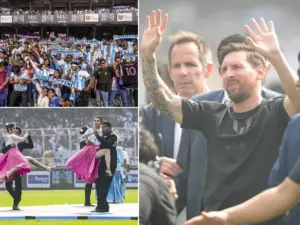 సెల్ఫీల కోసం ఎగబడటంతో.. మెస్సీ తీవ్ర అసహనం