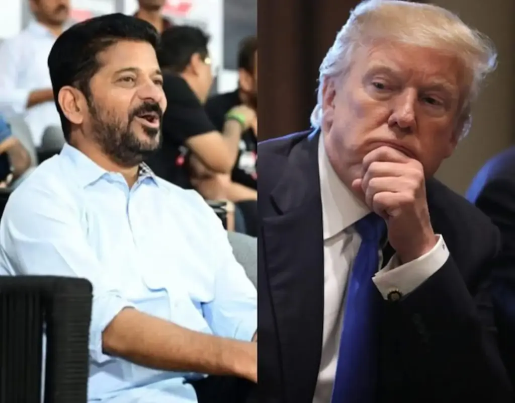 Is a road in Hyderabad named after Trump?