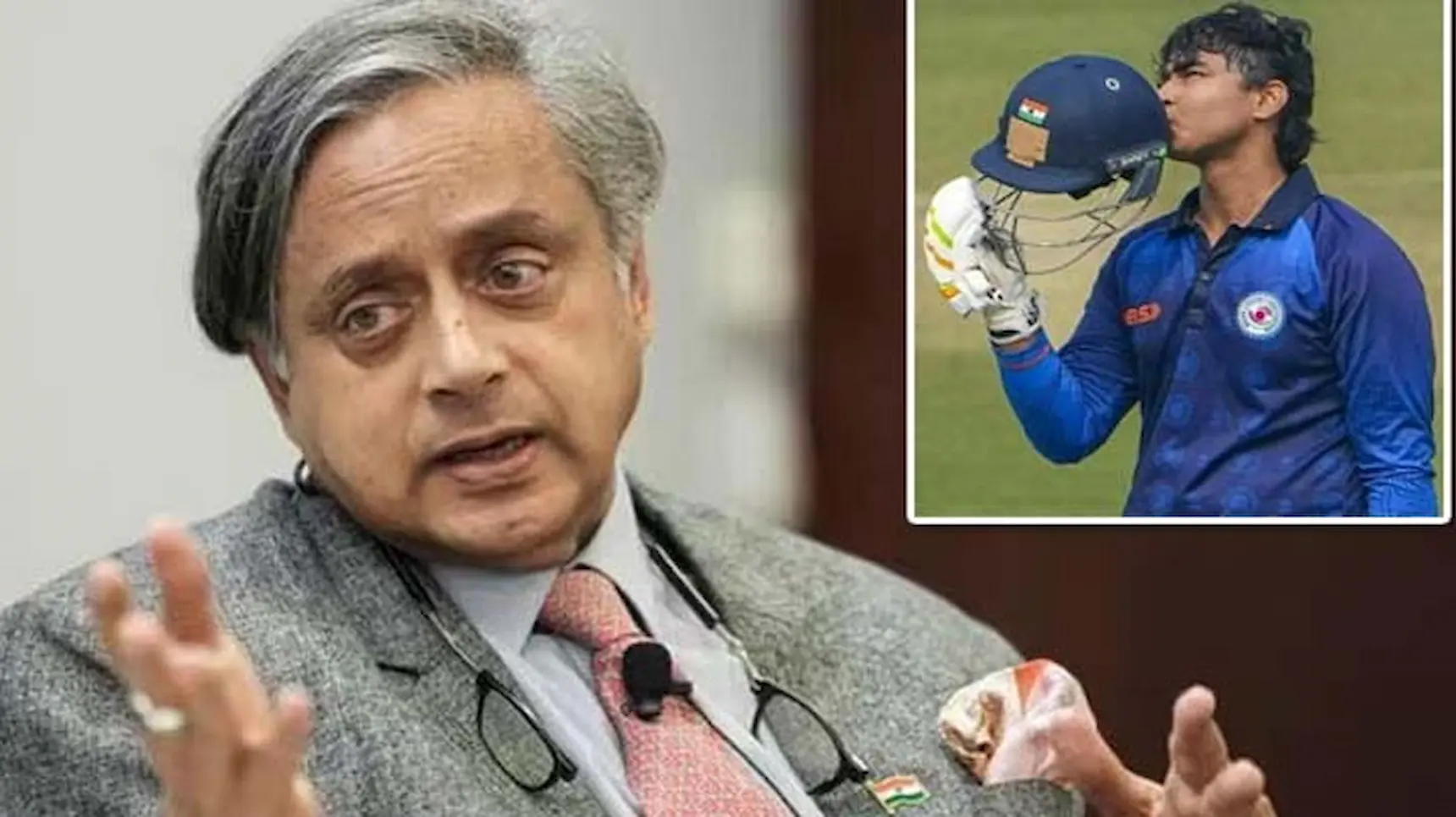 వైభవ్ పై ​ప్రశంసలు కురిపించిన MP శశి థరూర్