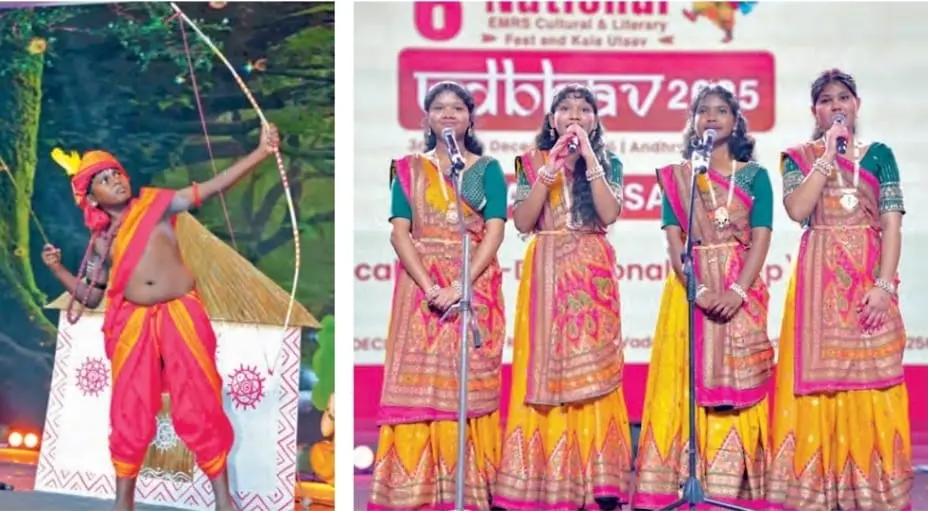 జాతీయ స్థాయిలో గిరిజన విద్యార్థుల మెరుపులు