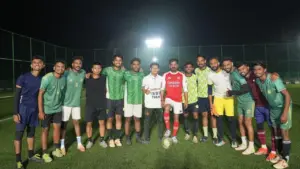 ఫుట్‌బాల్ ప్రాక్టీస్ చేసిన సీఎం రేవంత్