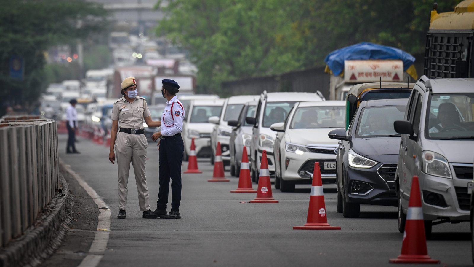 Putin visit Delhi traffic