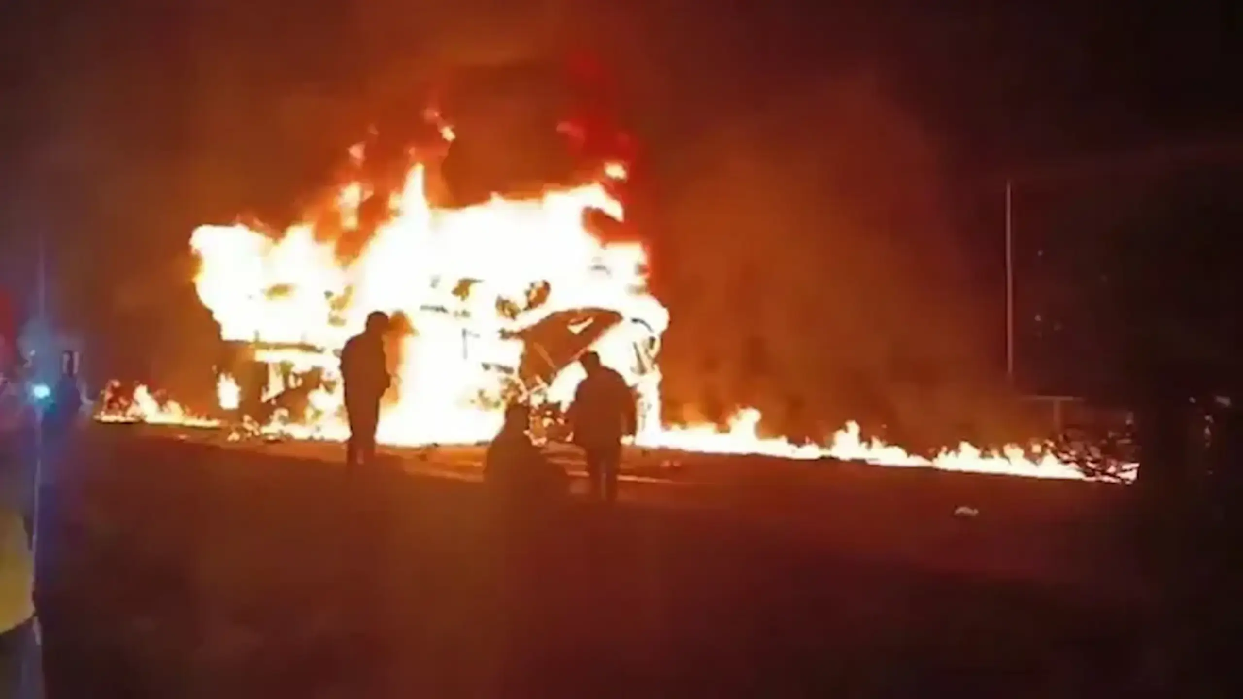 కర్ణాటకలోఘోర బస్సు ప్రమాదం..