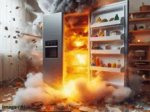 ధరూర్‌లో ఫ్రిజ్ పేలి తల్లి కొడుకు మృతి..