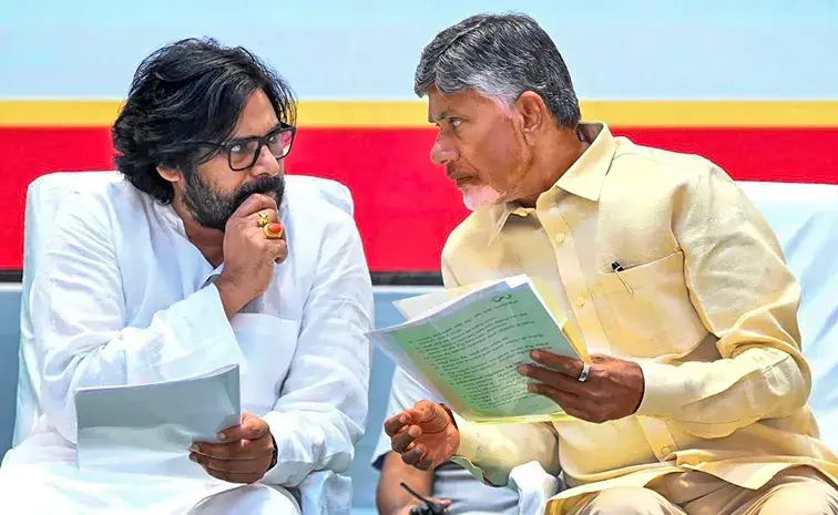Pawan Kalyan: భూ మాఫియాపై చర్యలు తీసుకోవాలని బాబు కి పవన్ ఫిర్యాదు