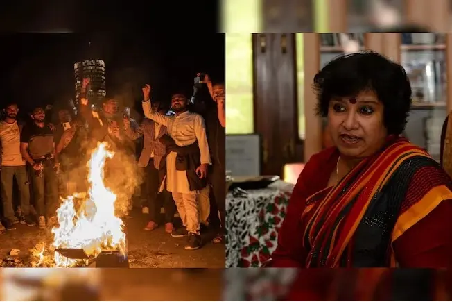 హిందూ యువకుడి హత్యపై తీవ్రంగా ఖండించిన తస్లీమా