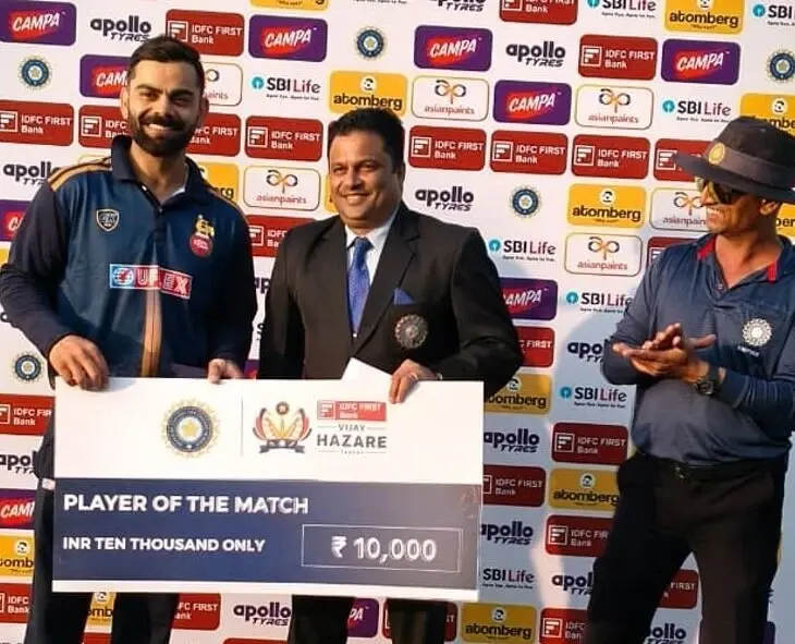 Delhi vs Gujarat: విజయ్ హజారే ట్రోఫీలో ‘కోహ్లీ కమిట్‌మెంట్‌కు’ మరో ఉదాహరణ