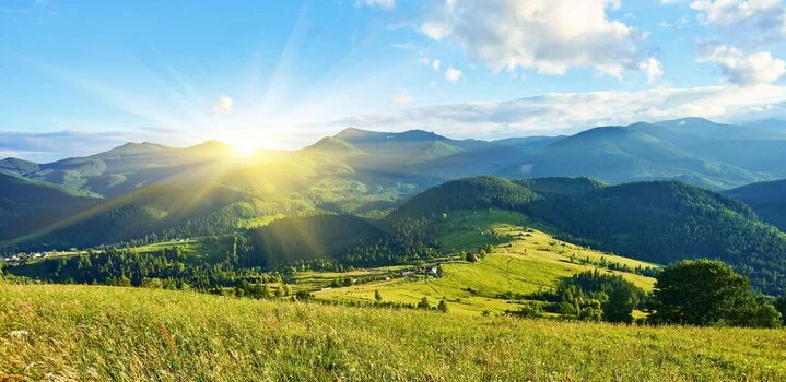 First Sunrise in india