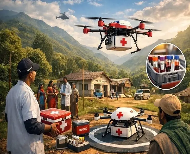 Red Wing: ఏజెన్సీ ఆసుపత్రులకు డ్రోన్ల సహాయంతో మందులు