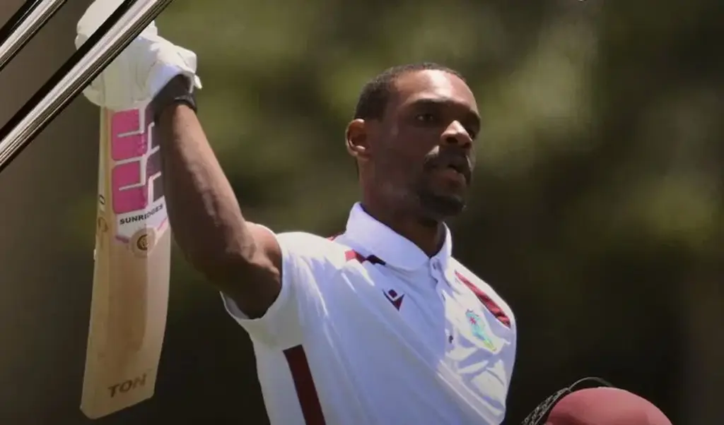 Justin Greaves' double century... First Test drawn