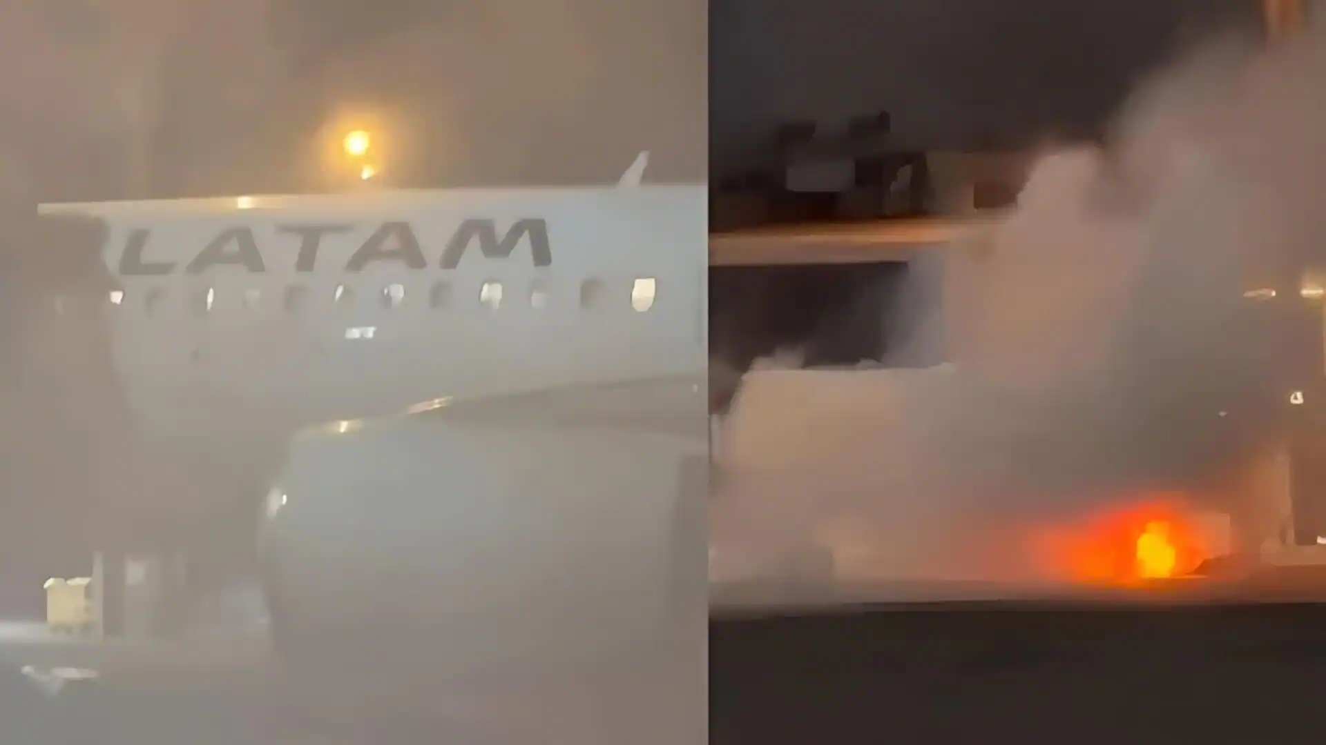 Brazil: విమానంలో మంటలు..త్రుటిలో తప్పిన ముప్పు