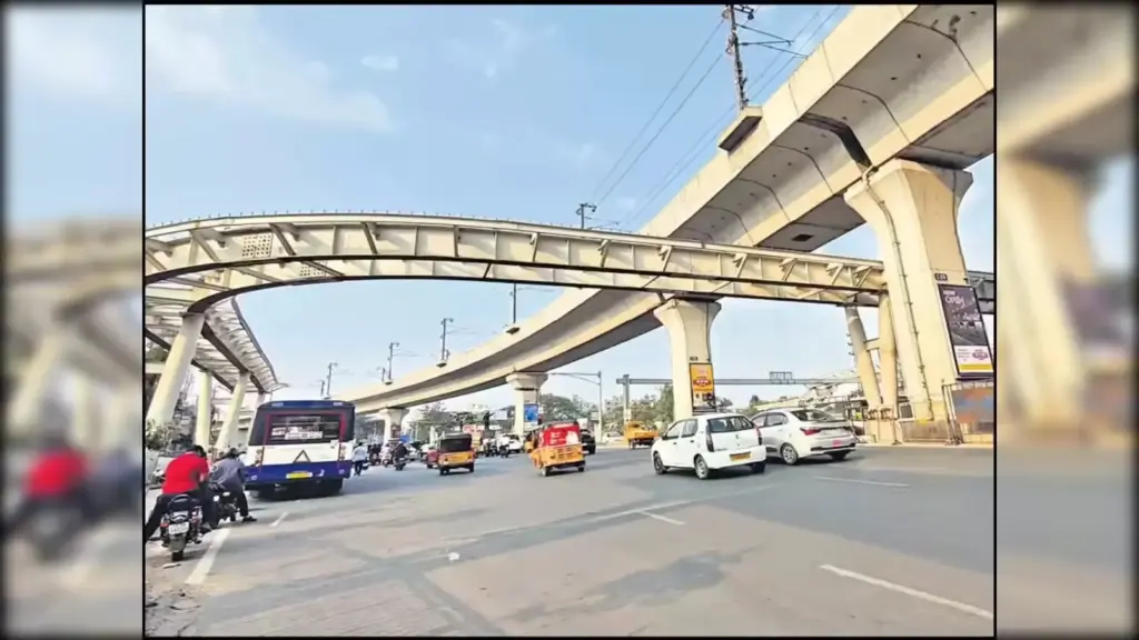 A new skywalk in Hyderabad