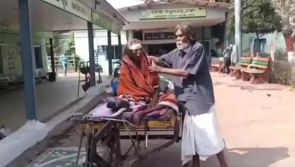 Odisha: Husband rides 600 KM rickshaw to get his wife treated