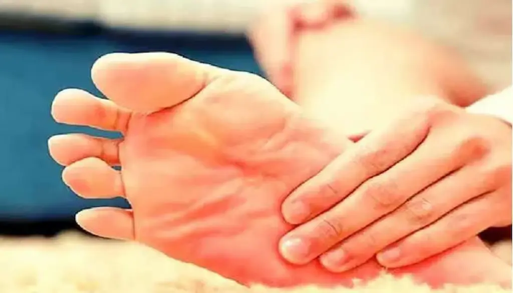 Frequent burning sensation in the feet