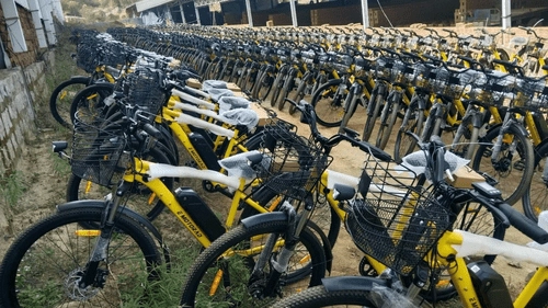 E-cycles will be distributed during tomorrow's visit to Kuppam