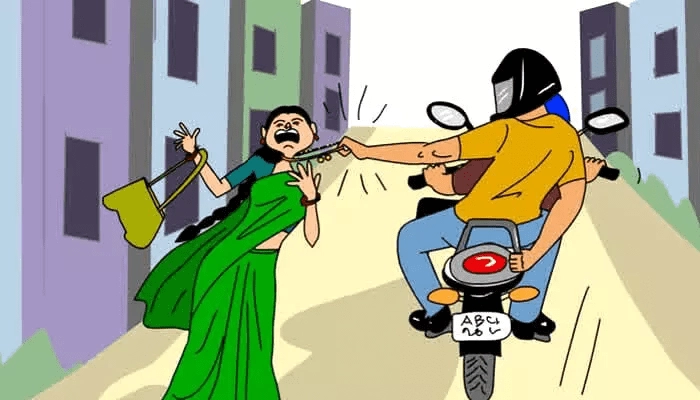 Chain snatchers create panic