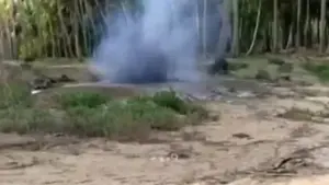 అంబేద్కర్ కోనసీమ జిల్లాలో గ్యాస్ పైప్ లీక్