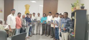 పిఆర్టీయు డైరీ ని ప్రారంభించిన కలెక్టర్, జిల్లా విద్యాశాఖాధికారి